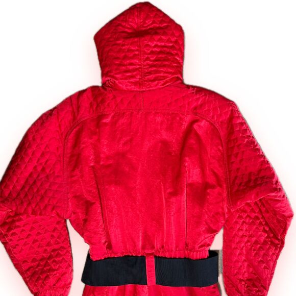 Vintage NILS One Piece Red Snowsuit Sz 10 - Picture 9 of 10